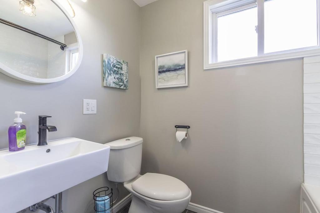 Mountain View-backyard-air-conditioning-bbq-15mins Walk Blue Mountain Village *